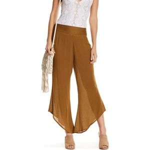NWT Free People Asymmetrical Flare Pants